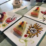 お洒落なケーキ