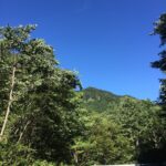 米子大瀑布への道すがら