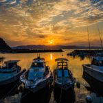 鹿児島の夕暮れ