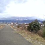 雪が被った山