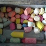 カラフルなチョーク
